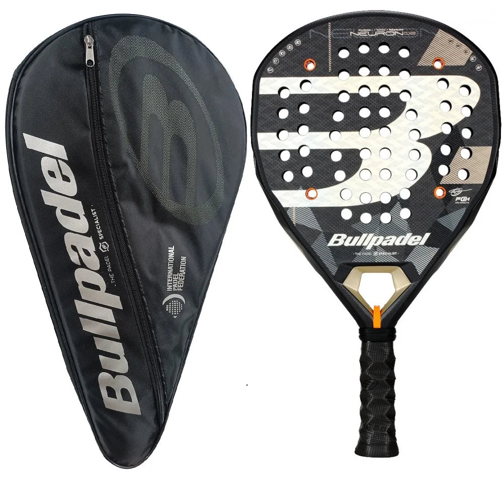 Bullpadel Padel Tennis Racket Carbon Fibre Composite Diamond Tear Round Shaped EVA Laminated Foam Sports Racquet 2026
