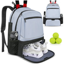 Zipper Closure Tennis Backpack Reversible Strong Tennis Racket Carrying Bag Durable Large Capacity Pickleball Rackets Backpack