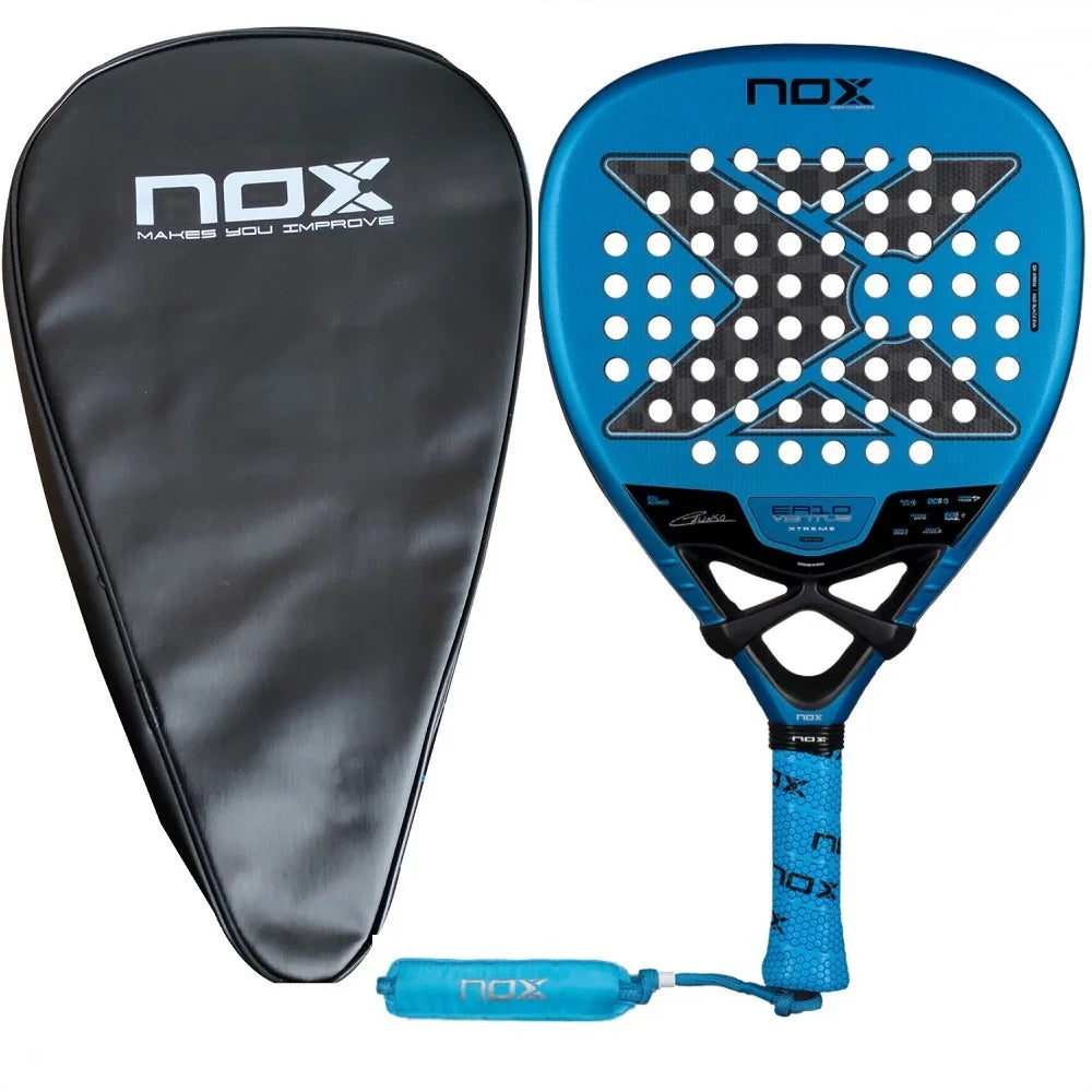 NOX 2026 padelio raketė su 12K/18K anglies pluoštu ir EVA Memory Flex šerdimi