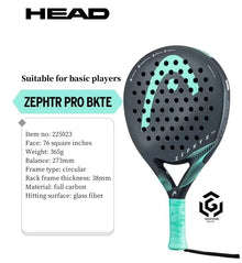 HEAD VIBE Series 2025 anglies pluošto padelio raketė su EVA Memory Flex šerdimi