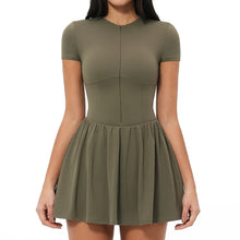 Tennis Dress With Shorts Tennis Wear Workout Gym Outfit Sport Golf Dress Women Casual Slim Fit Stretchy Badminton Clothing