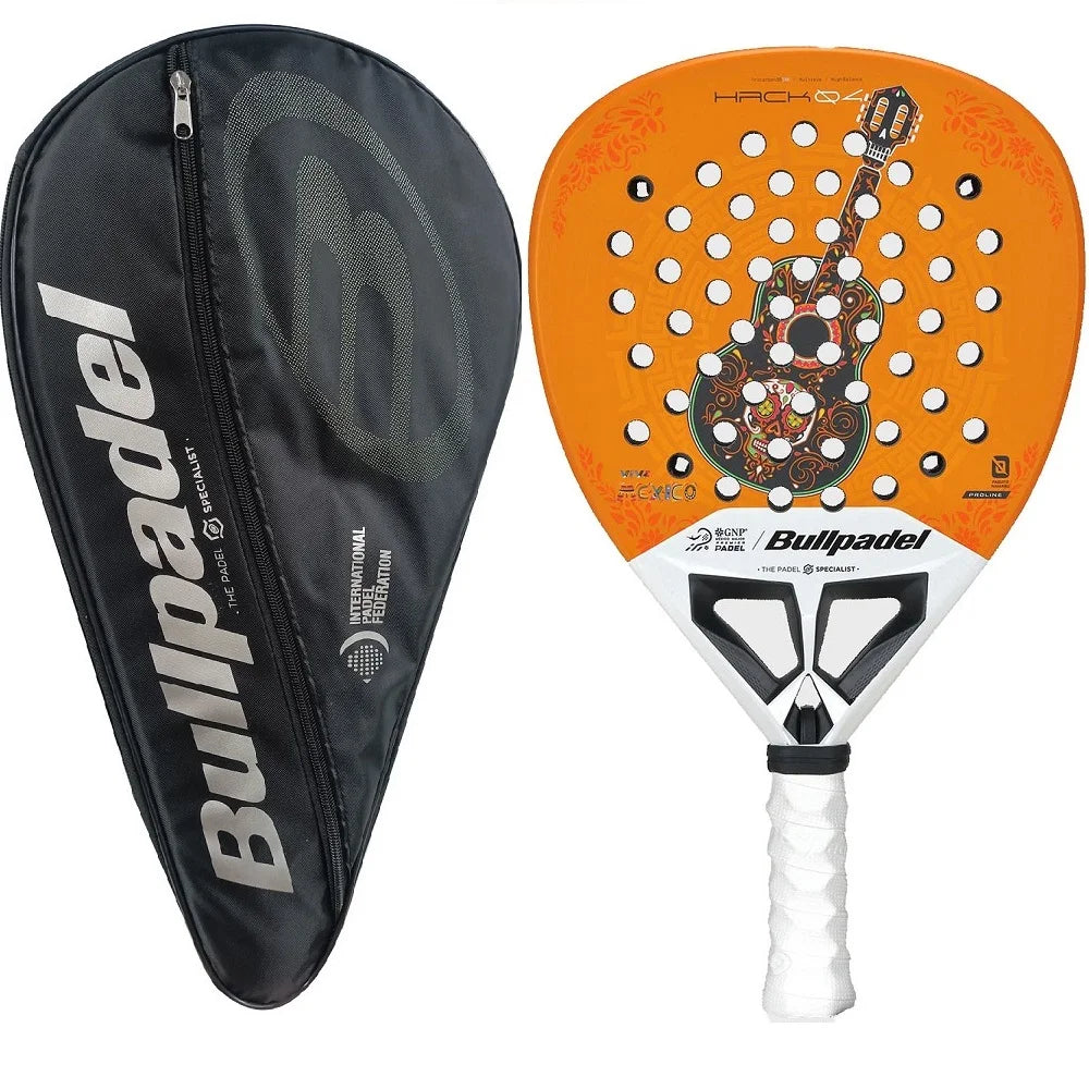 Bullpadel Padel Tennis Racket Carbon Fibre Composite Diamond Tear Round Shaped EVA Laminated Foam Sports Racquet 2026