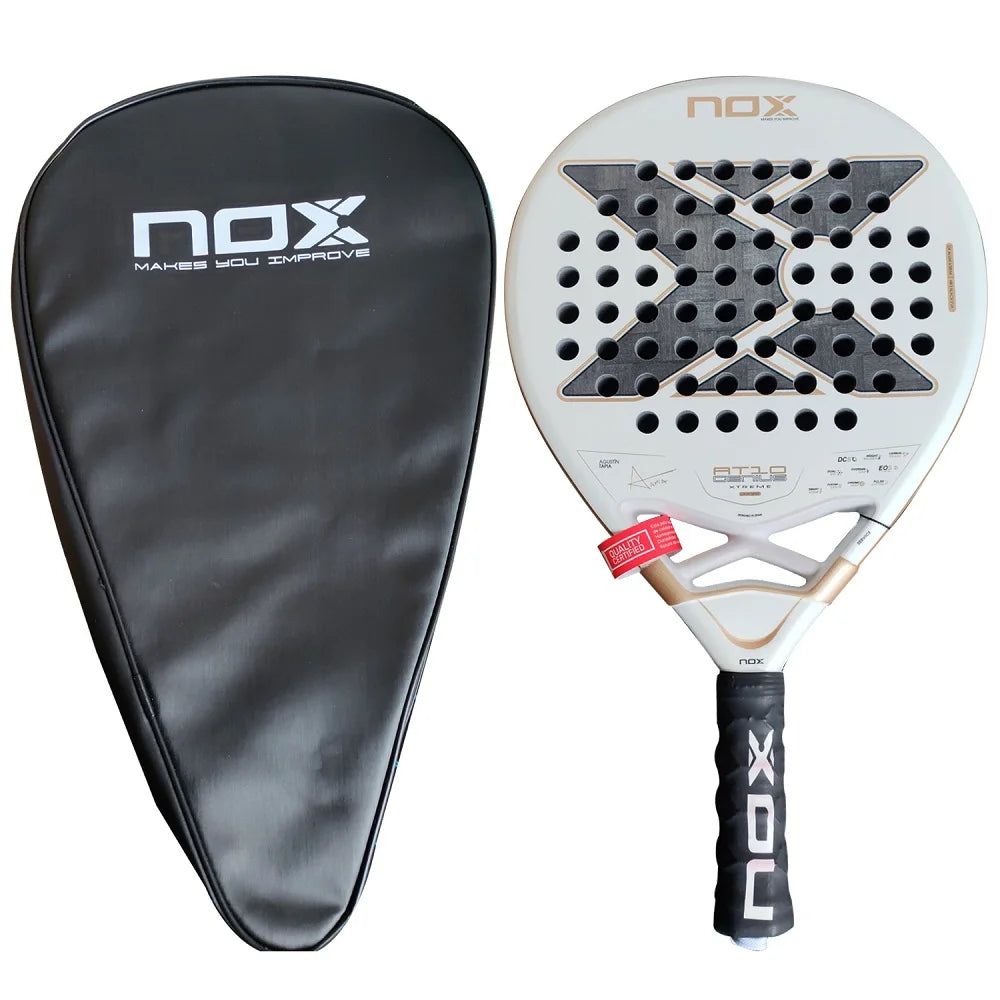 NOX 2026 padelio raketė su 12K/18K anglies pluoštu ir EVA Memory Flex šerdimi