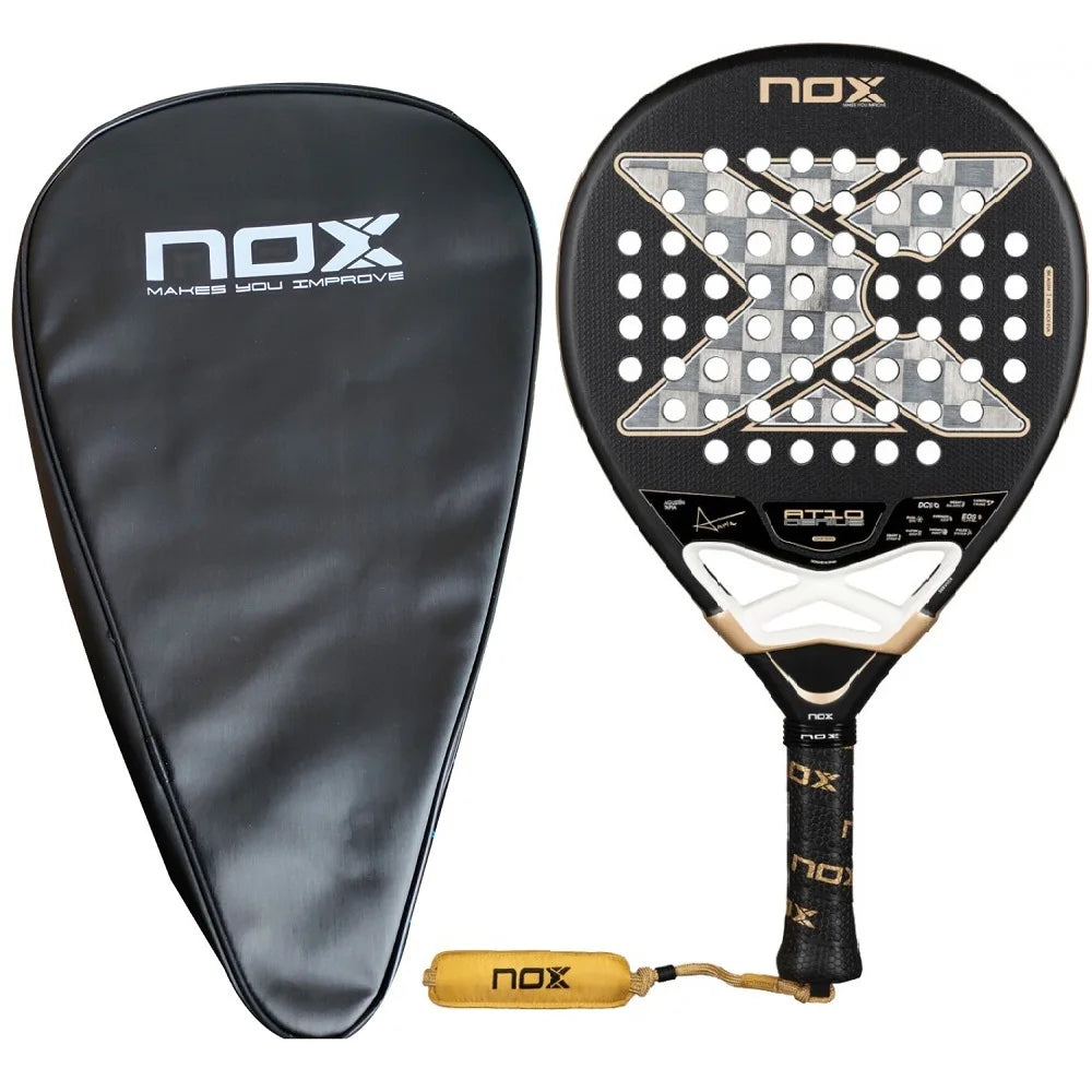 NOX 2026 padelio raketė su 12K/18K anglies pluoštu ir EVA Memory Flex šerdimi