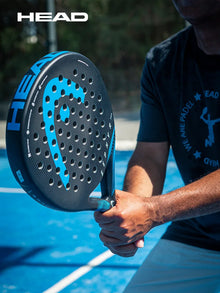 HEAD ZEPHYR Series anglies pluošto padelio raketė su EVA Memory Flex šerdimi