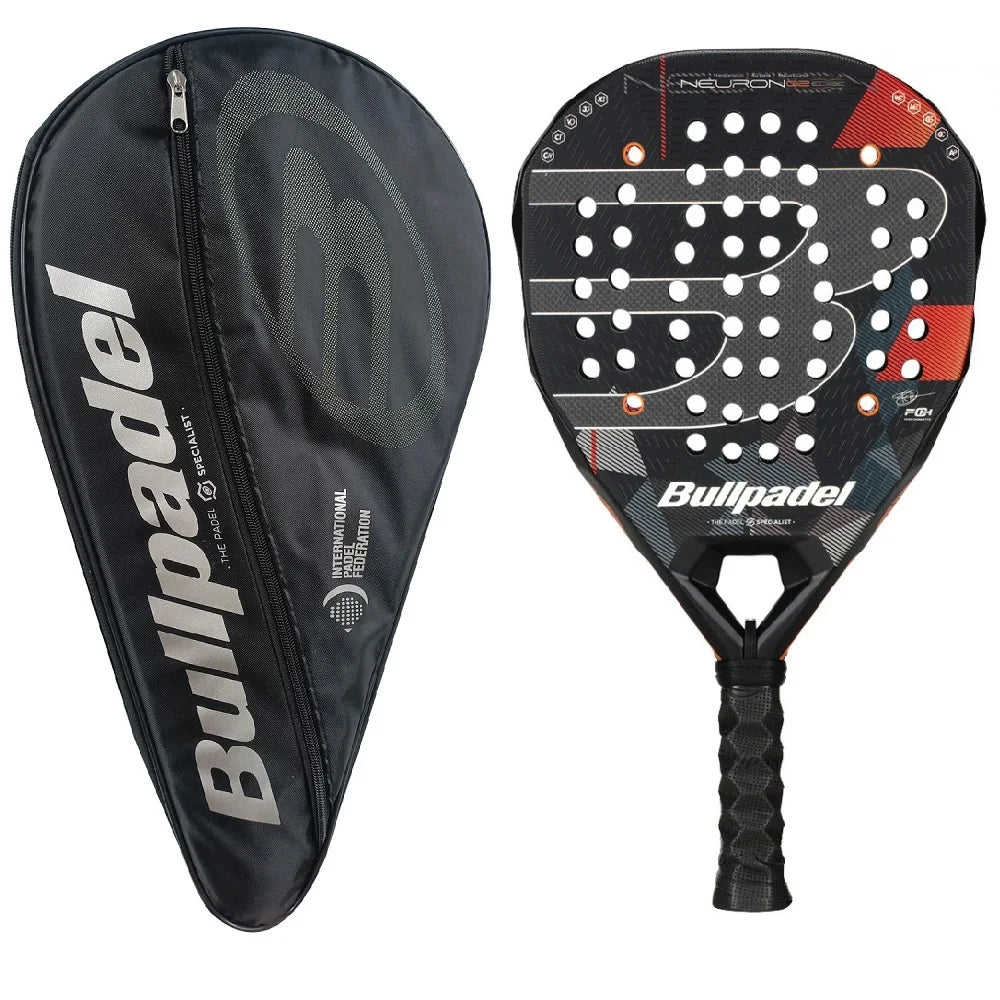 Bullpadel Padel Tennis Racket Carbon Fibre Composite Diamond Tear Round Shaped EVA Laminated Foam Sports Racquet 2026