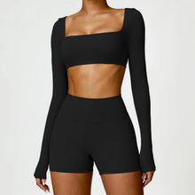 Summer 2PCS Yoga Suit Sports Set Women Quick-Dry Gym Set Women Tracksuit Running Workout Long Sleeve Sports Shirt Yoga Clothing