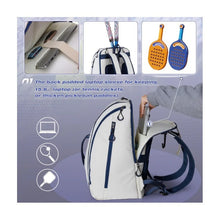 20-35L Paddle Tennis Backpack Pickleball Racket Bag Sport Waterproof Badminton Racket Storage Backpack with Shoe Compartment