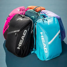 25L HEAD Tour Team Series Tennis Racket Bags for Men Women Orange Pink Original Comfortable Backpack With Shoe Storage 2 Rackets