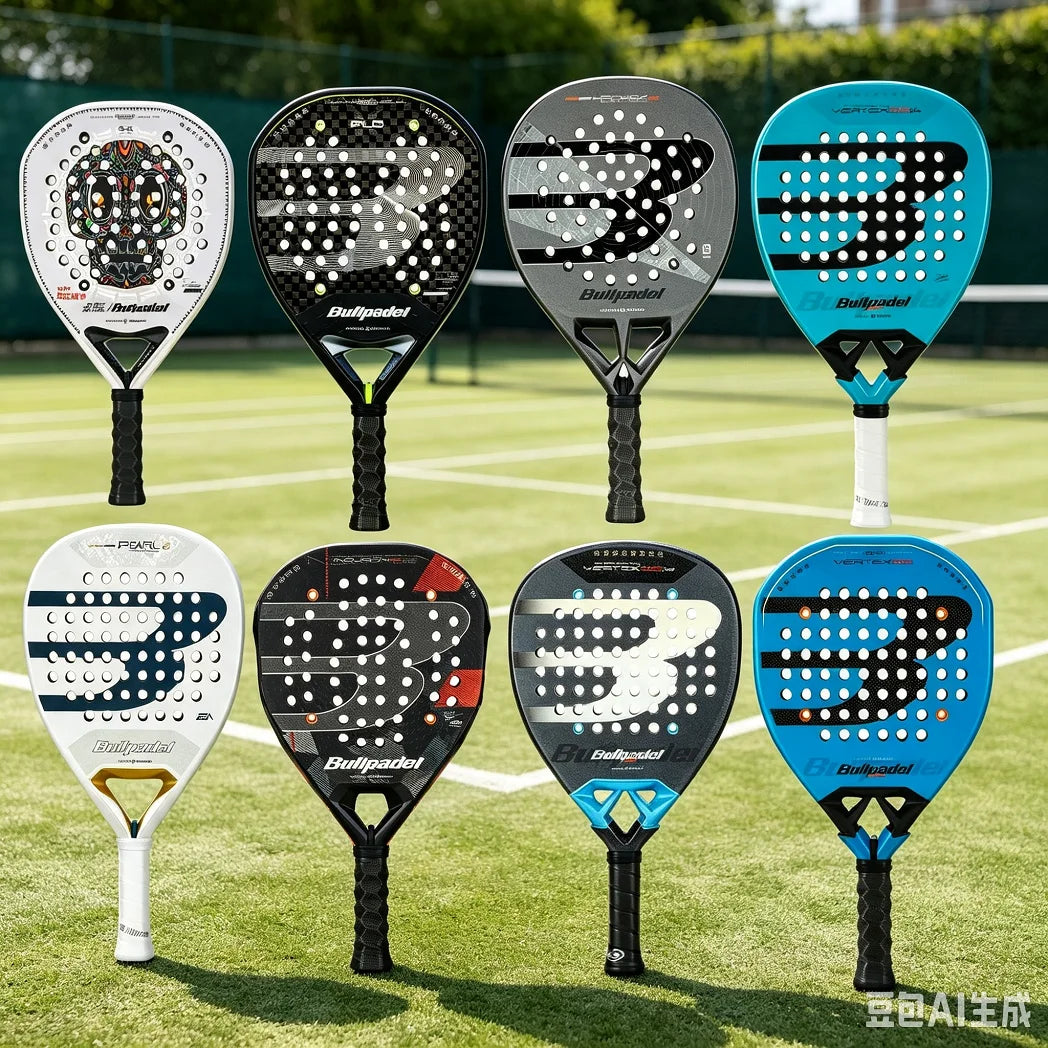 Bullpadel Padel Tennis Racket Carbon Fibre Composite Diamond Tear Round Shaped EVA Laminated Foam Sports Racquet 2026