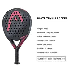 HEAD ZEPHYR Series anglies pluošto padelio raketė su EVA Memory Flex šerdimi