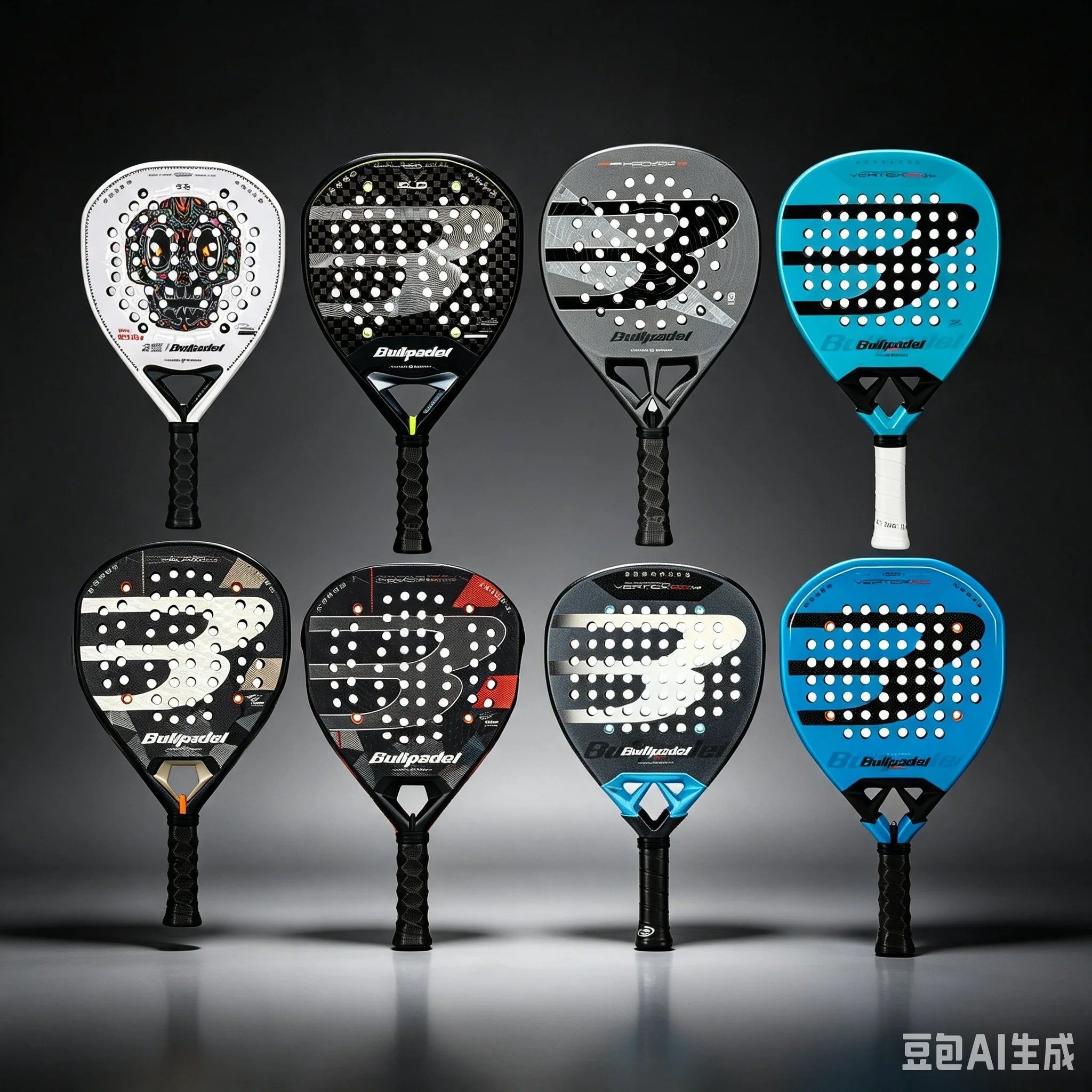 Bullpadel Padel Tennis Racket Carbon Fibre Composite Diamond Tear Round Shaped EVA Laminated Foam Sports Racquet 2026