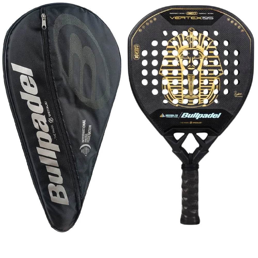 Bullpadel Padel Tennis Racket Carbon Fibre Composite Diamond Tear Round Shaped EVA Laminated Foam Sports Racquet 2026