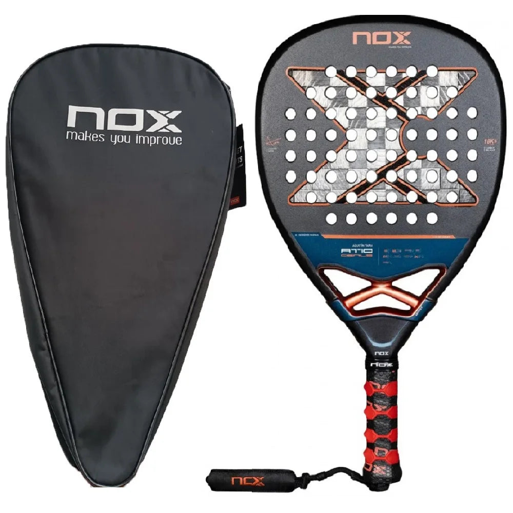 NOX 2026 padelio raketė su 12K/18K anglies pluoštu ir EVA Memory Flex šerdimi