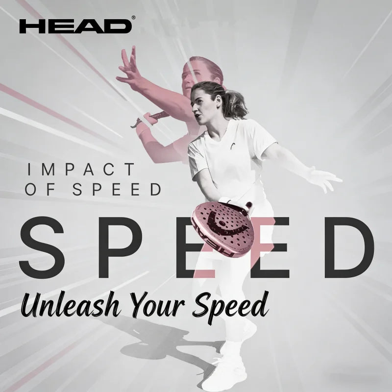 HEAD Tennis Padel Racket Carbon Fibre SPEED Series Adult Padal Cage Tennis Racquets Teardrop Shape 2025 New Padel Racket