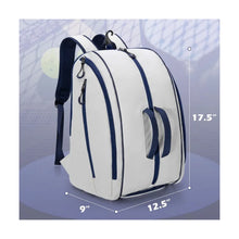 20-35L Paddle Tennis Backpack Pickleball Racket Bag Sport Waterproof Badminton Racket Storage Backpack with Shoe Compartment