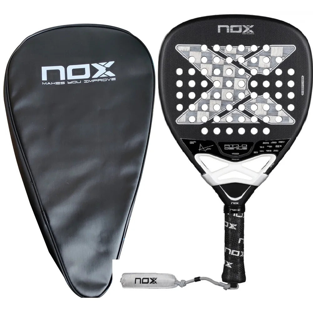NOX profesionali anglies pluošto padelio raketė su 3D SPIN technologija