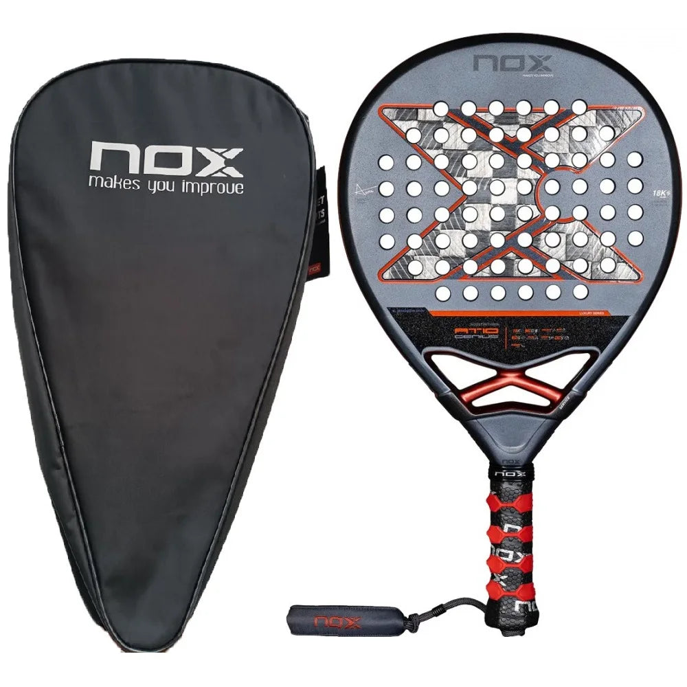 NOX 2026 padelio raketė su 12K/18K anglies pluoštu ir EVA Memory Flex šerdimi