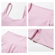 Summer 2PCS Yoga Suit Sports Set Women Quick-Dry Gym Set Women Tracksuit Running Workout Long Sleeve Sports Shirt Yoga Clothing