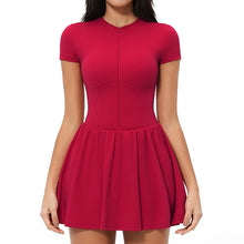 Tennis Dress With Shorts Tennis Wear Workout Gym Outfit Sport Golf Dress Women Casual Slim Fit Stretchy Badminton Clothing