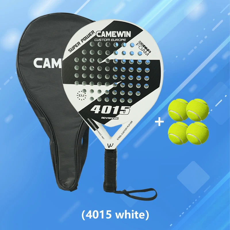 Padel Racket | Luxury Series Teardrop Padel | Flap Aerodynamics & Custom Grip Technology | Carbon with Black Eva Core | Advanced