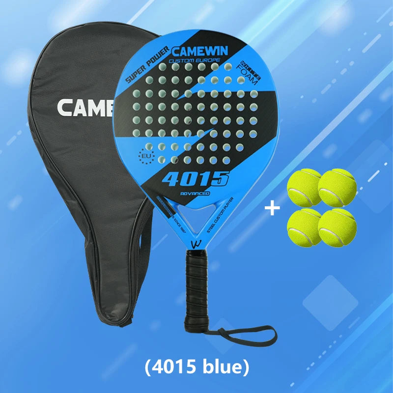 Padel Racket | Luxury Series Teardrop Padel | Flap Aerodynamics & Custom Grip Technology | Carbon with Black Eva Core | Advanced